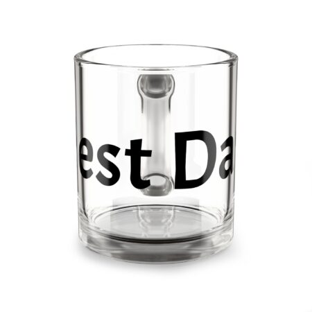 Best Dad Glass Mug - 10oz Coffee Cup for Fathers Day & Everyday Gifts