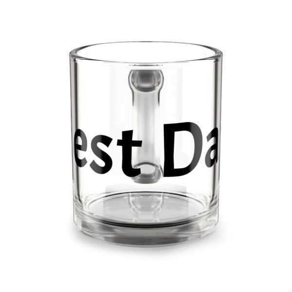 Best Dad Glass Mug - 10oz Coffee Cup for Fathers Day & Everyday Gifts