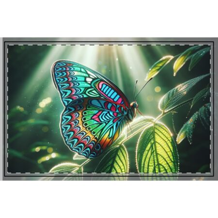 Vibrant Butterfly Area Rug – Colorful Nature Decor for Home