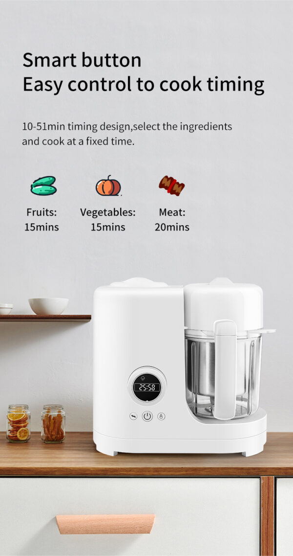 Grinding And Steaming Multi-purpose Baby Food Maker - Image 4