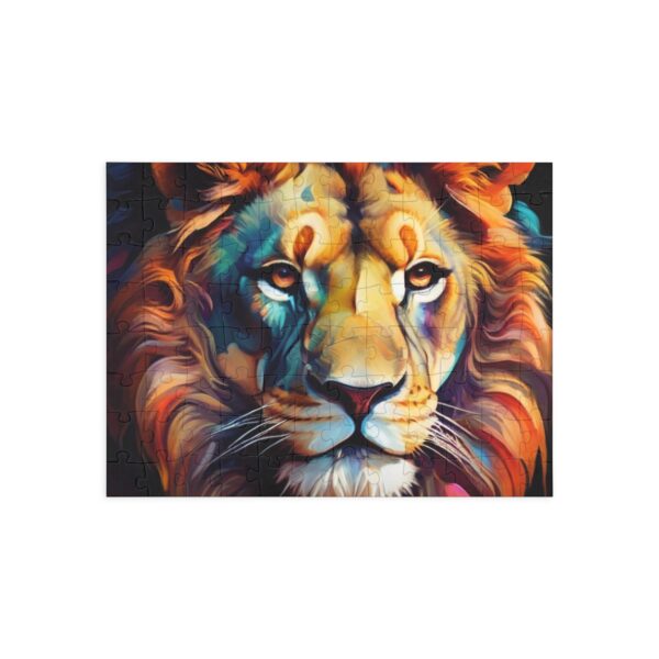Majestic Lion Puzzle - 96/252/500/1000-Piece Colorful Artwork for Animal Lovers and Puzzle Enthusiasts - Image 7