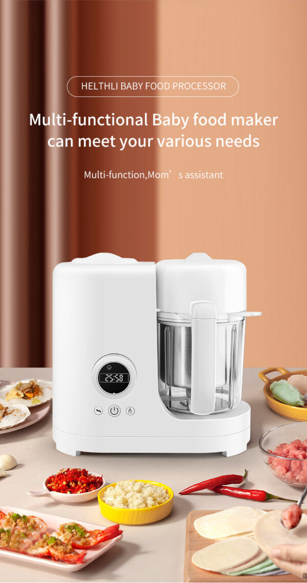 Grinding And Steaming Multi-purpose Baby Food Maker - Image 3